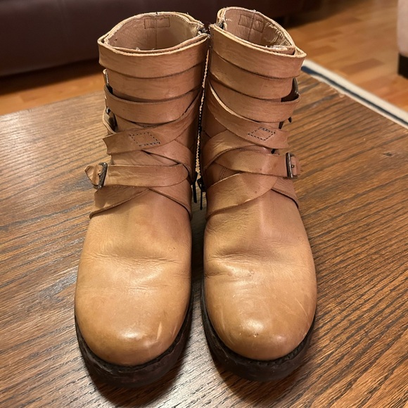 Frye bandage zip-up booties - Picture 4 of 6